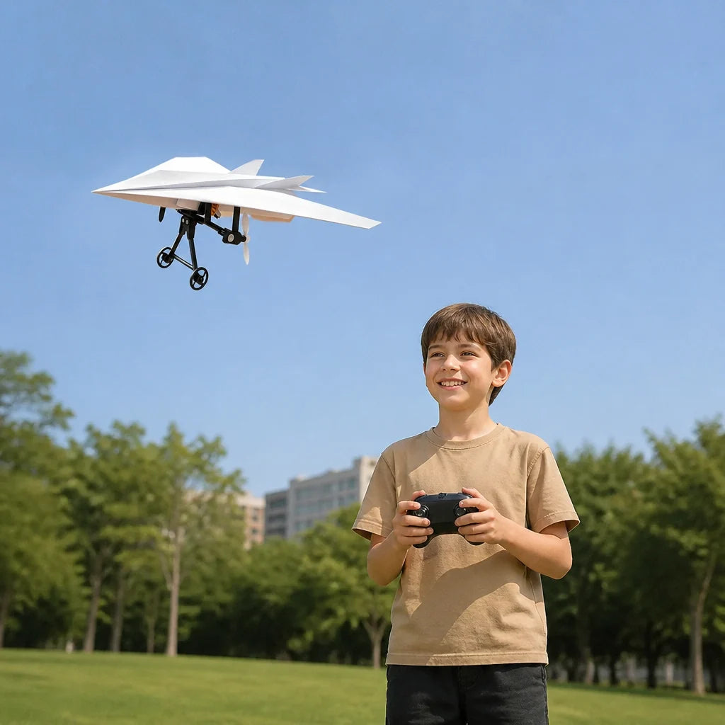 Kit cu Telecomandă pentru Avioane de Hârtie