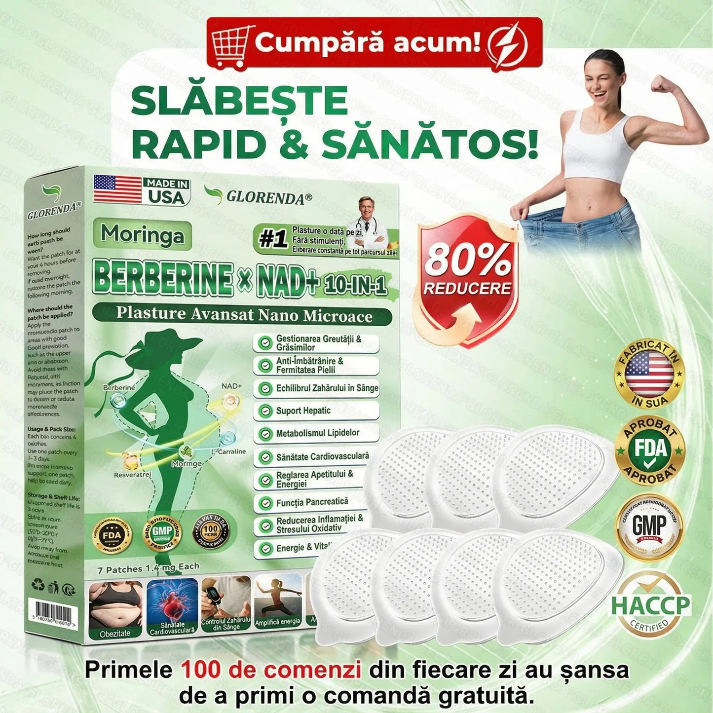 Plasturi cu Nano Microace 10-în-1