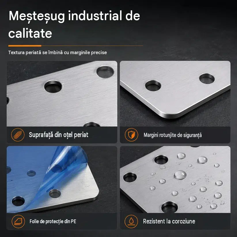 Kit de ranforsare balamale cu placă de fixare 5+5 Gratis